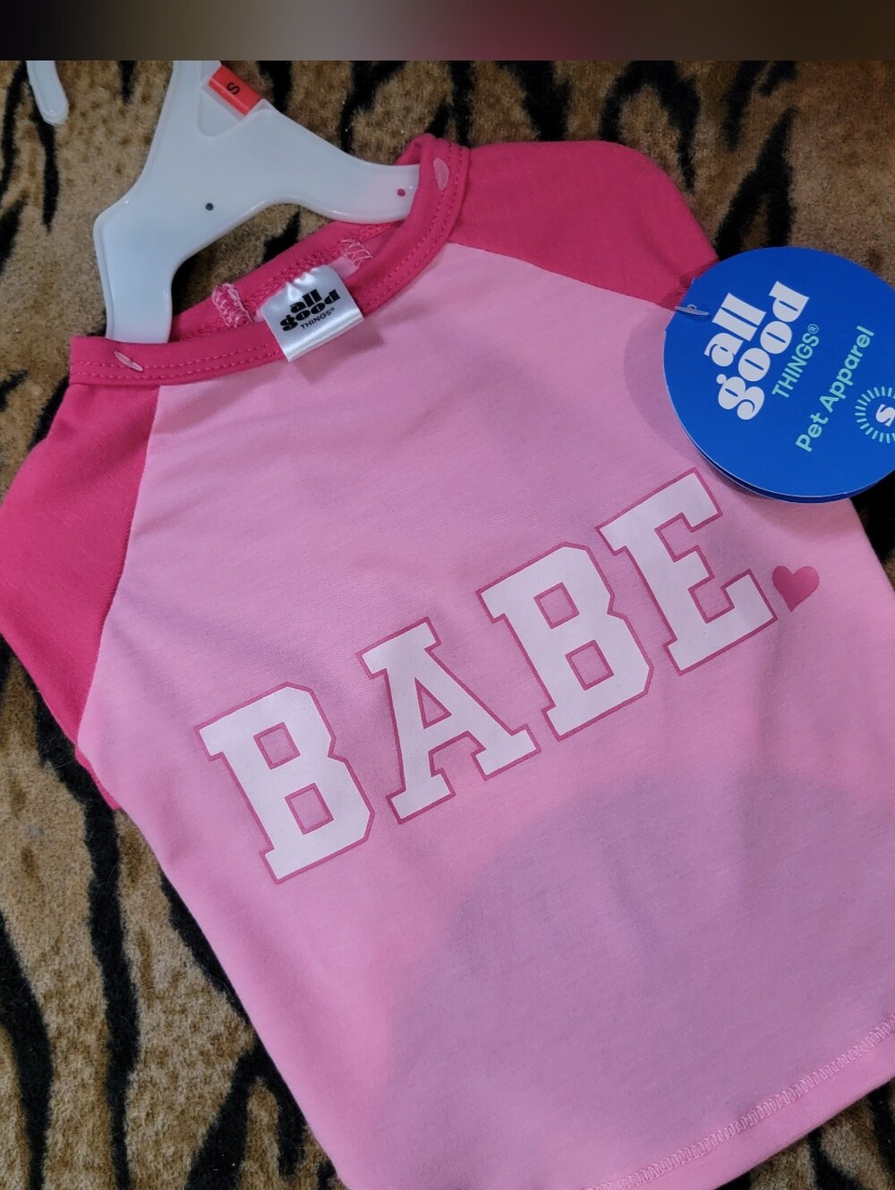 Pet Tee Dog Or Cat BABE Pink New W Tag Sz Small